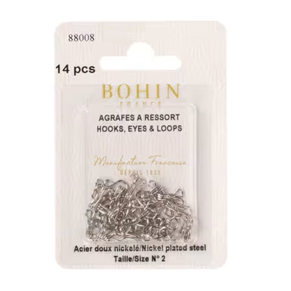 Bohin Hook, Eyes & Loops-Size#2