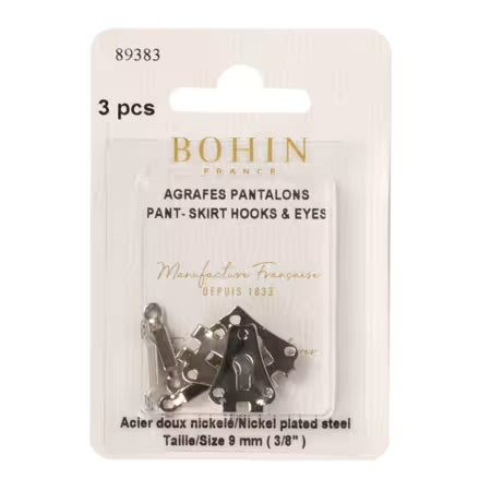 Bohin Pant/Skirt Hooks & Eyes
