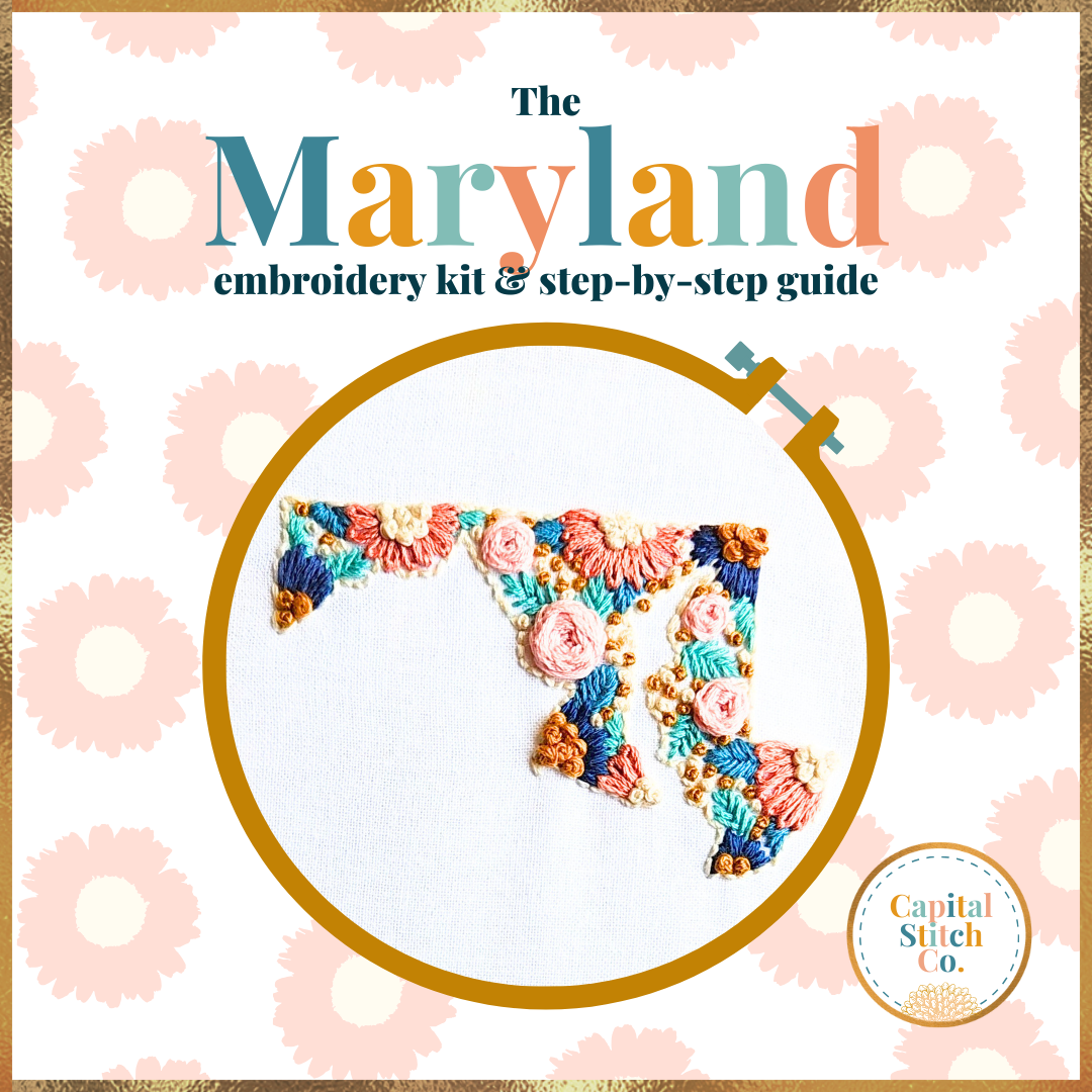 The Maryland DIY Embroidery Kit