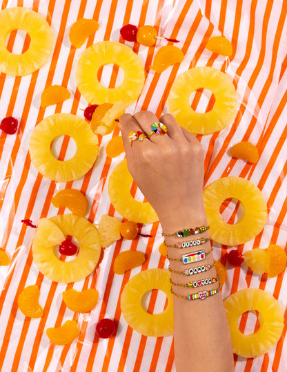 Paint Box Bracelet - 18k Gold Gilt Enamel Jewelry for Artist