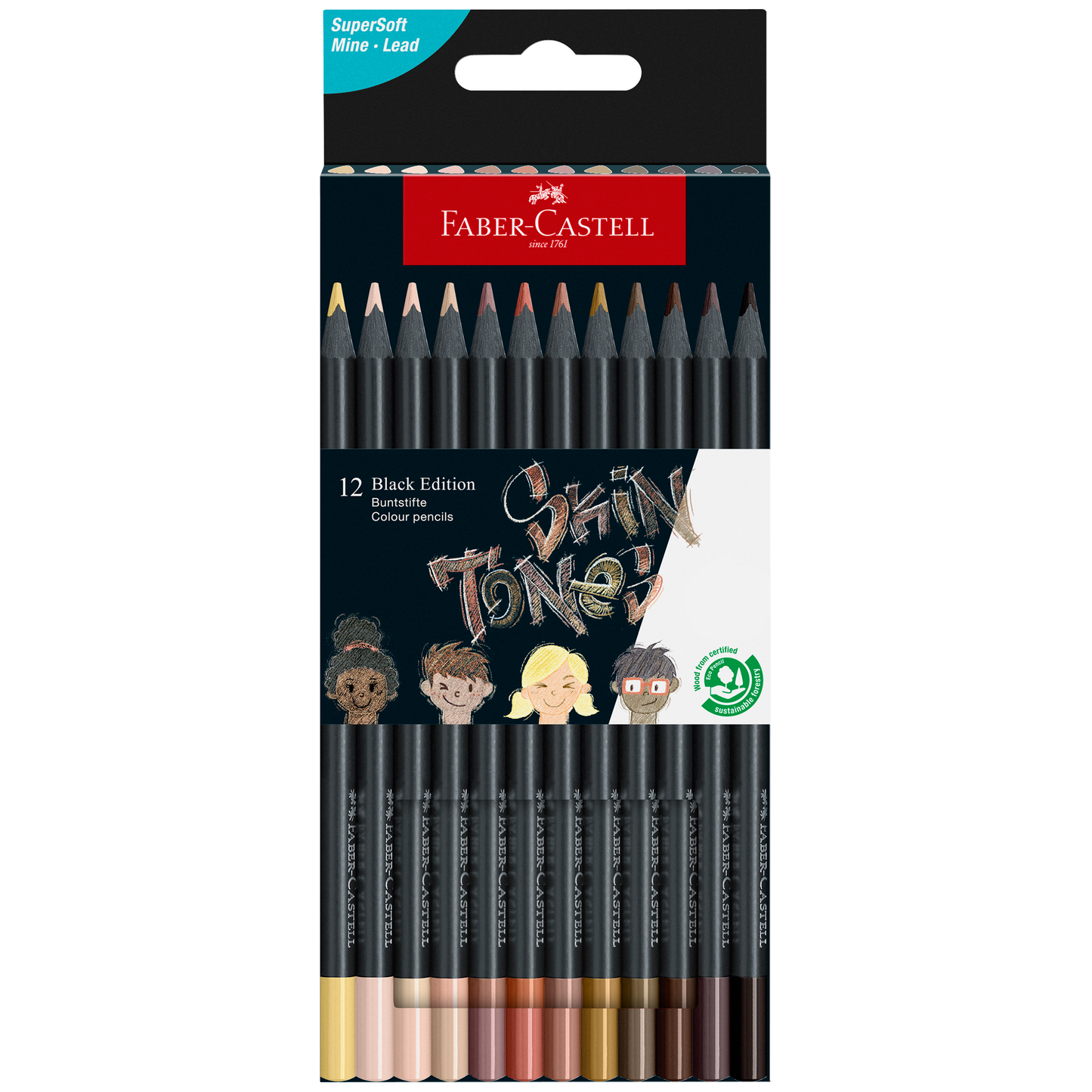 Faber-Castell Black Edition Colored Pencils and Markers