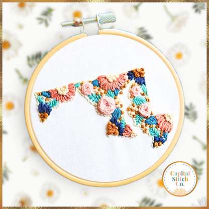 The Maryland DIY Embroidery Kit