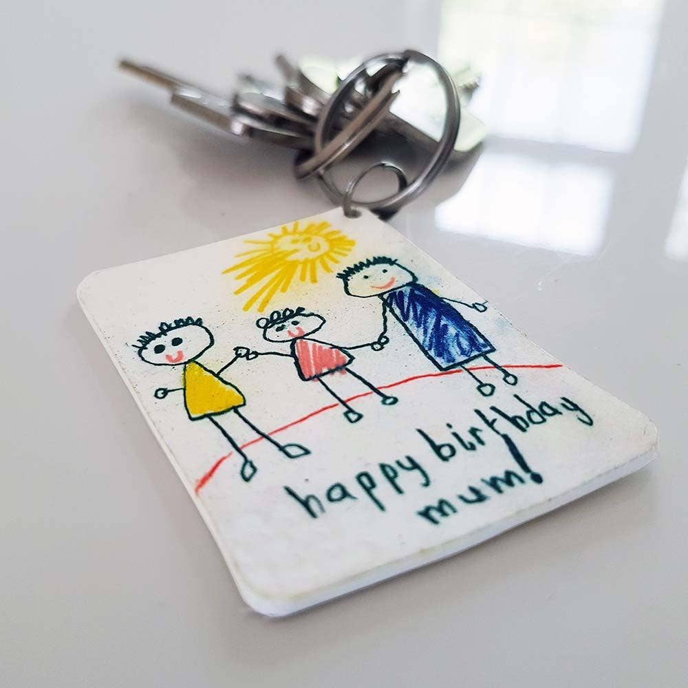 Drawing Shrink Keyring | DIY Personalized Keychain Craft Kit