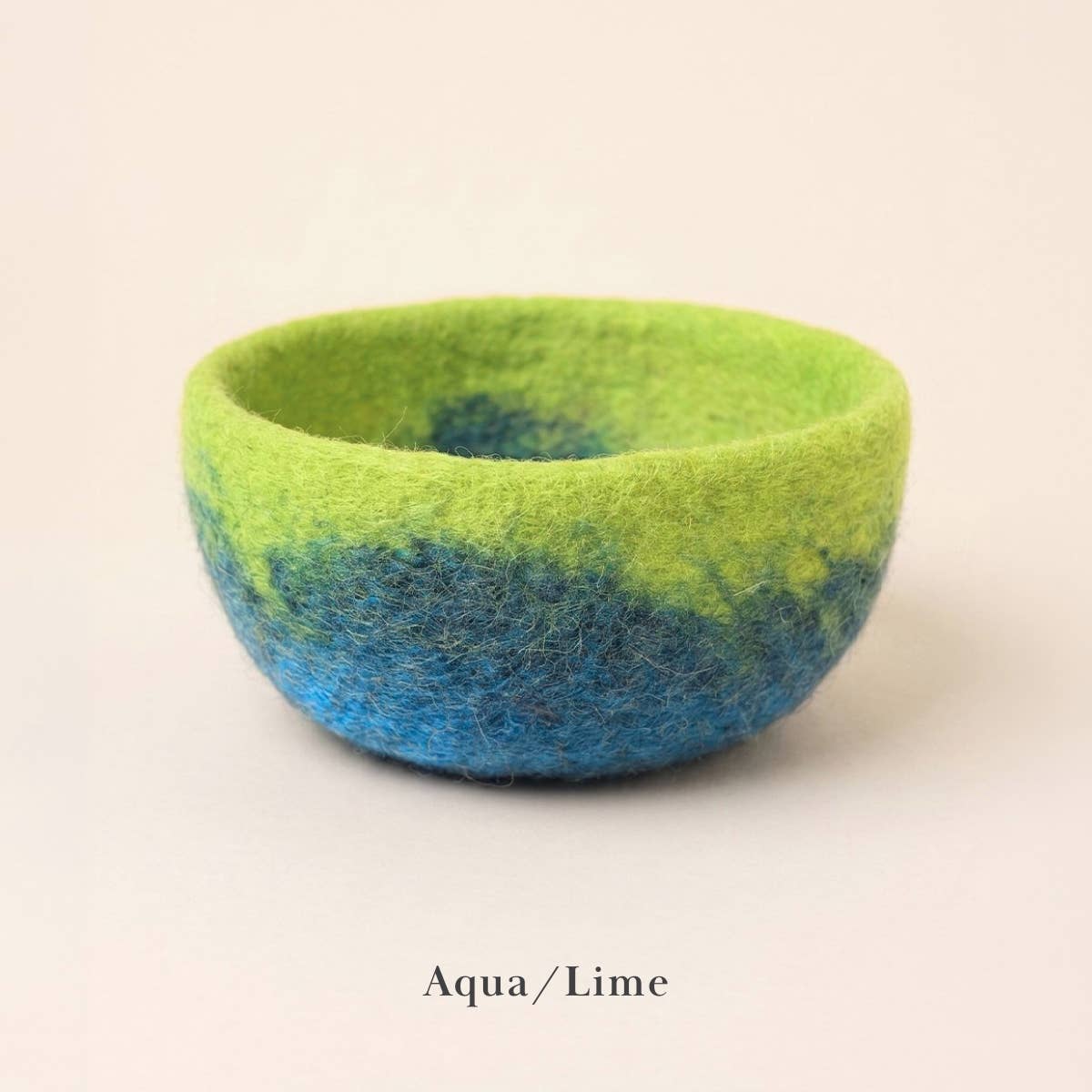 Felt Bowl - Small Ombre | Wool Yarn Bowl | Knitting Bowl