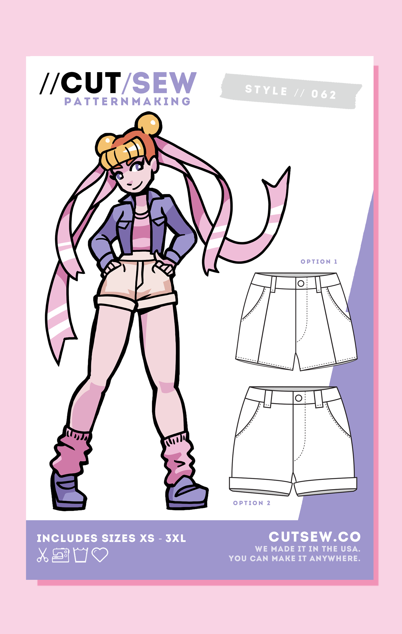062 // SPLIT SHORTS