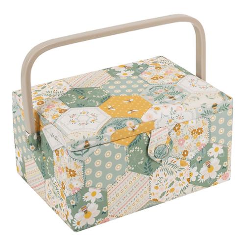 Patchwork Bee Medium Sewing Box