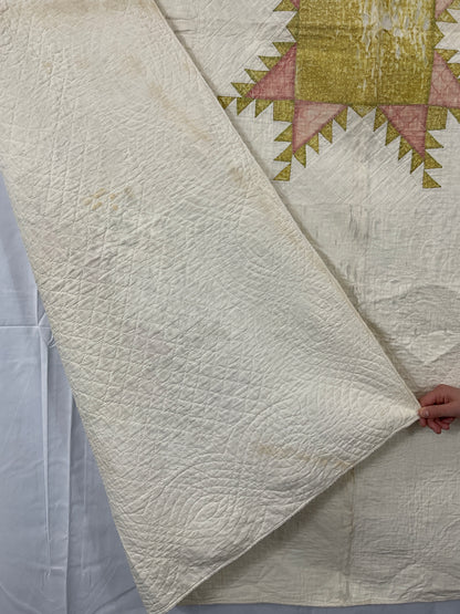 Antique Feathered Star Cutter Quilt