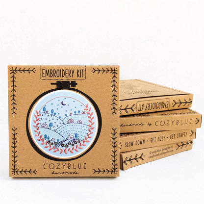 Rolling hills embroidery kit