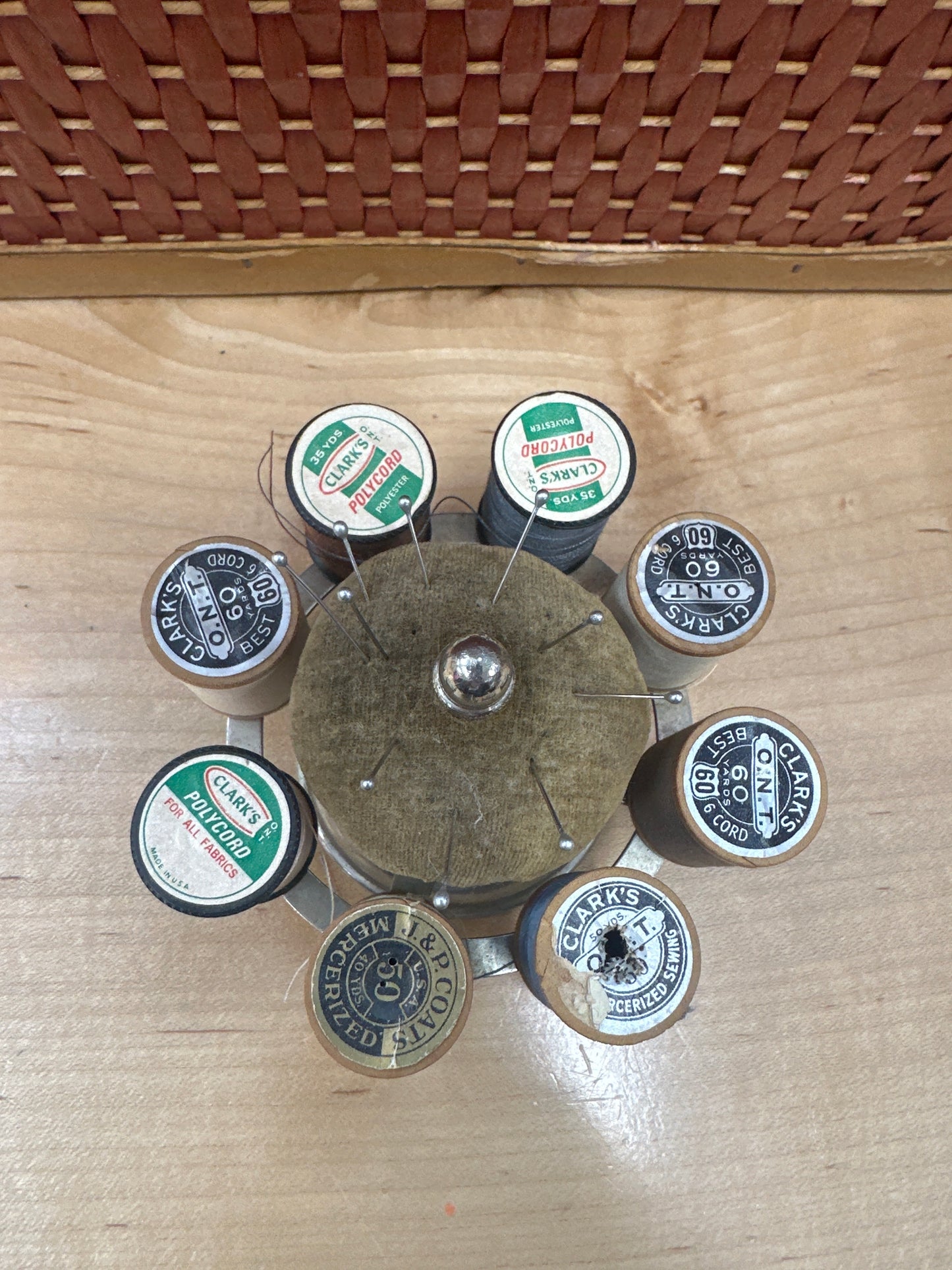Vintage spool caddy