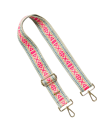 Premium Boho Embroidered Guitar Bag Straps - 10 Colors