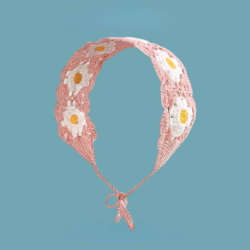 Handmade Crochet Flower Headband - Summer's Perfect Accessor