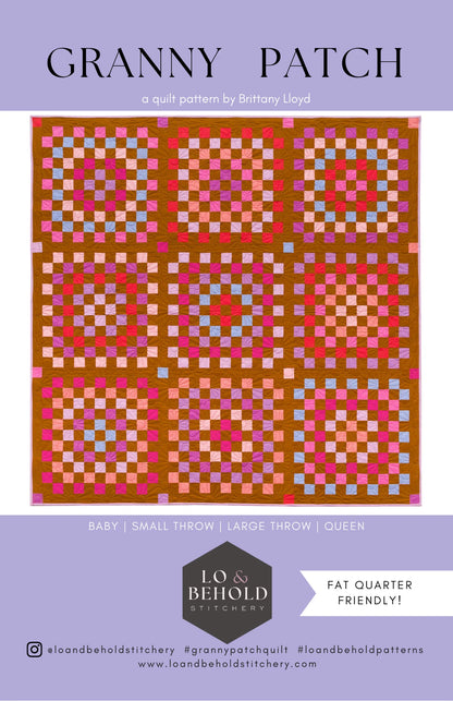 Granny Patch Quilt Pattern