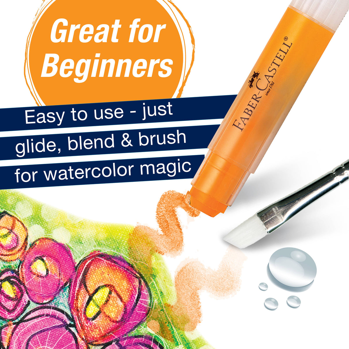 Faber-Castell Art Crayons 15 Ct Brights Set