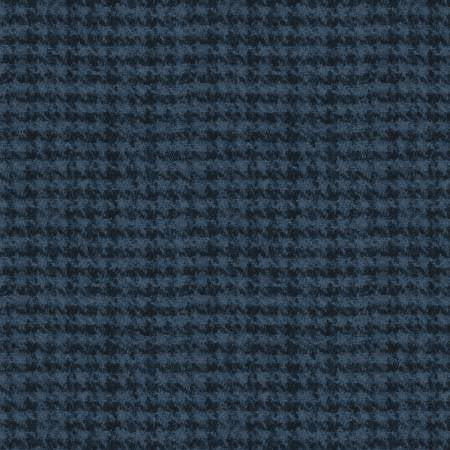 Woolies Flannel (Blue Houndstooth)