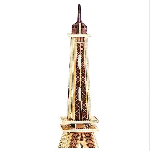 3D Wooden Puzzle: Eiffel Tower