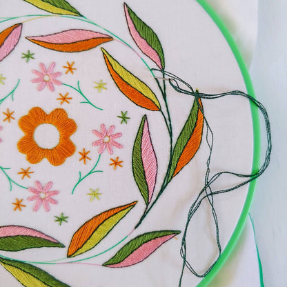 Mellow mood embroidery kit