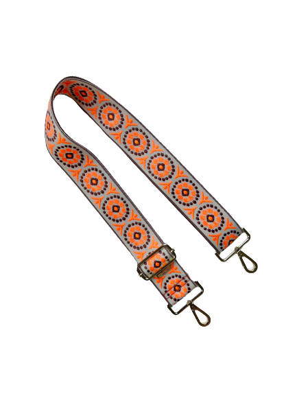 Boho Western Luxury Guitar Purse Strap - 7 Colors