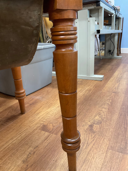 Antique tiger maple bakers - possum table