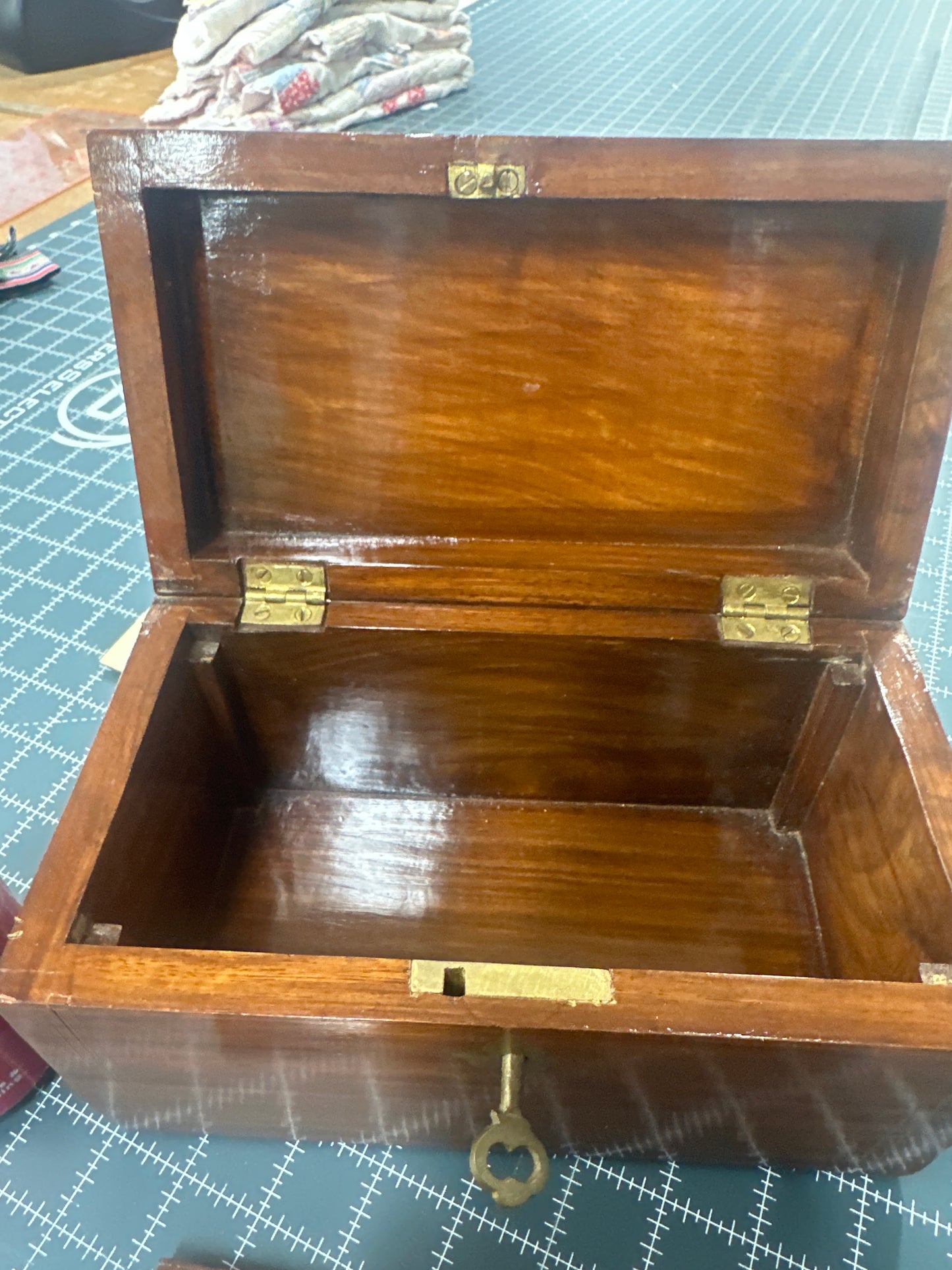 Vintage tea caddy