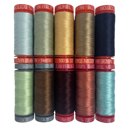 Aurifil Thread Collection: On Your Mark by Seth Apter