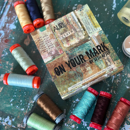 Aurifil Thread Collection: On Your Mark by Seth Apter