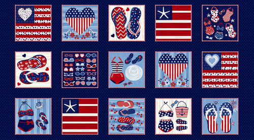 Star-Spangled Beach Panel