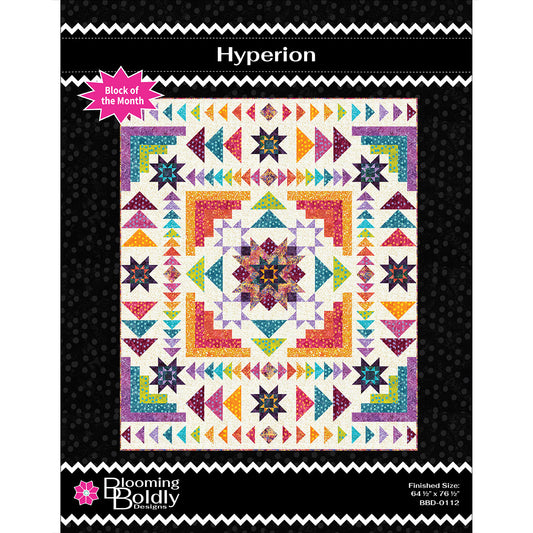 Hyperion Quilt Pattern by Blooming Boldly Designs