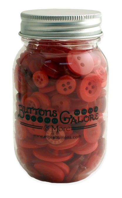 Button Mason Jar (Big Apple)