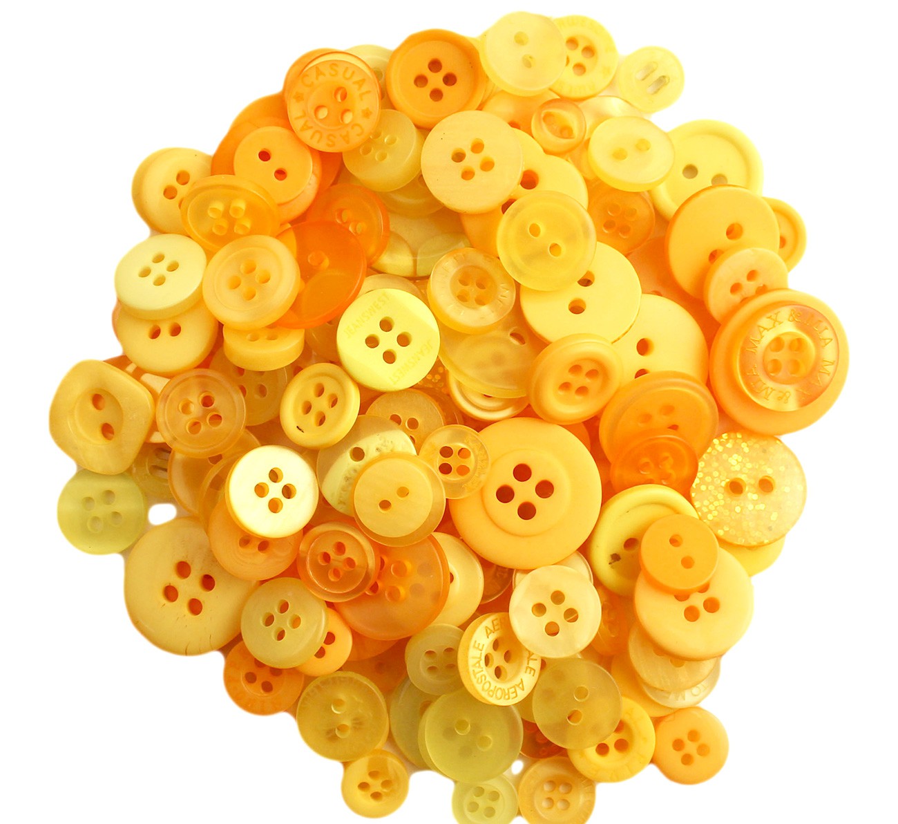 Button Mason Jar (Sunrise)