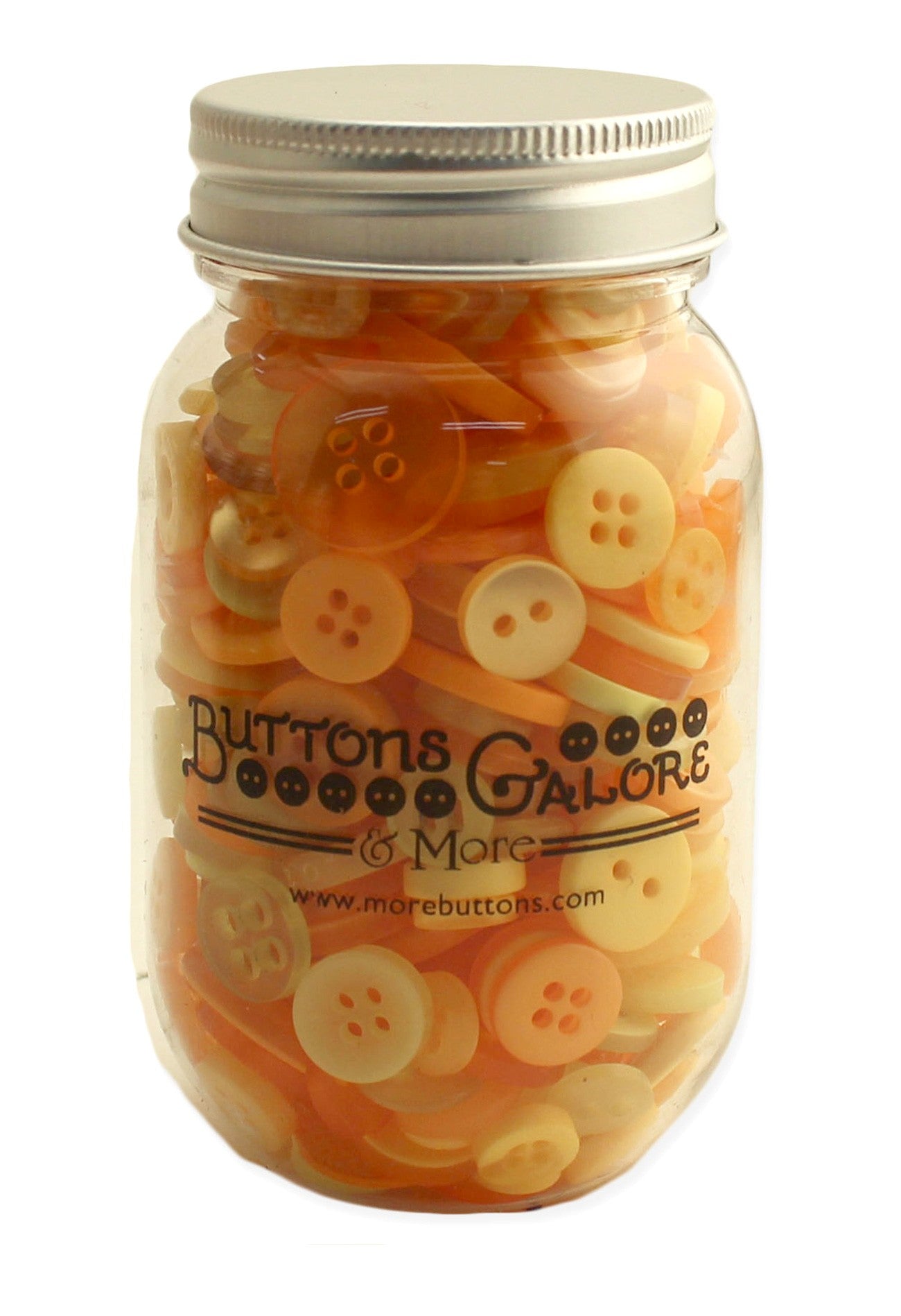 Button Mason Jar (Sunrise)