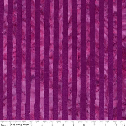 Expressions Batiks Elementals Get in Line Purple Outburst
