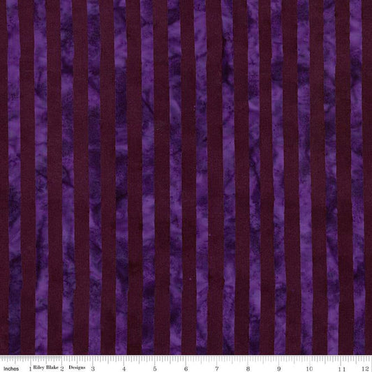 Expressions Batiks Elementals Get in Line Plum Dressing