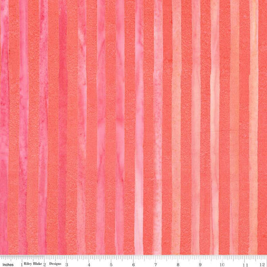 Expressions Batiks Elementals Get in Line Salmon Run