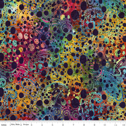 Expressions Batiks Splatter Bright Future