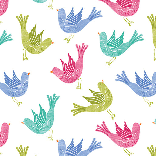 Birdsong (White/Multi)