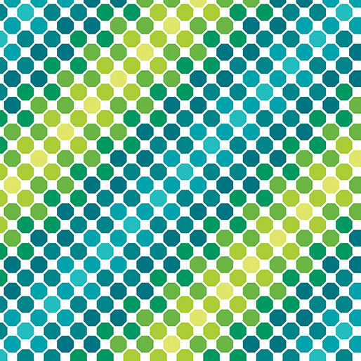 Blender Octagon Stripe (Green/Multi(