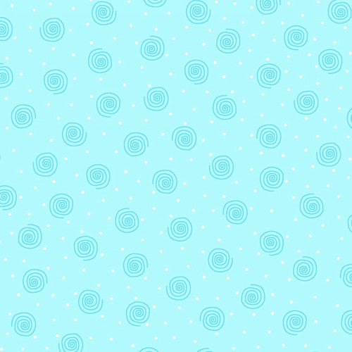 Blue Swirl Flannel