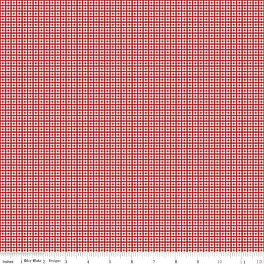 Bee Plaids - Hayride Barn Red