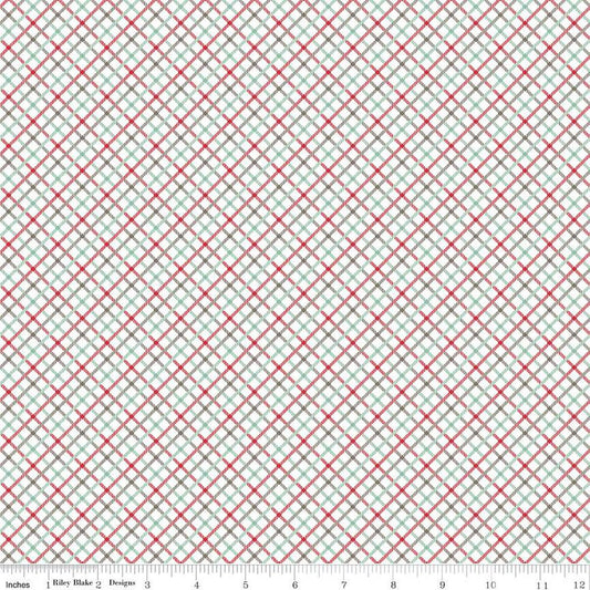 Bee Plaids - Homespun Sea Glass