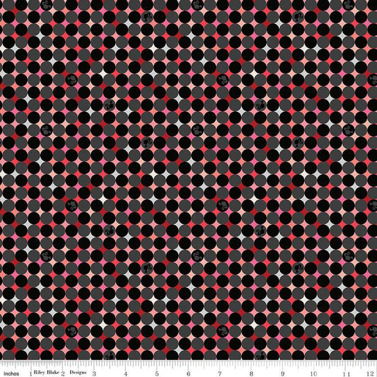 Barbie™ Vintage Sparkle Dots Black