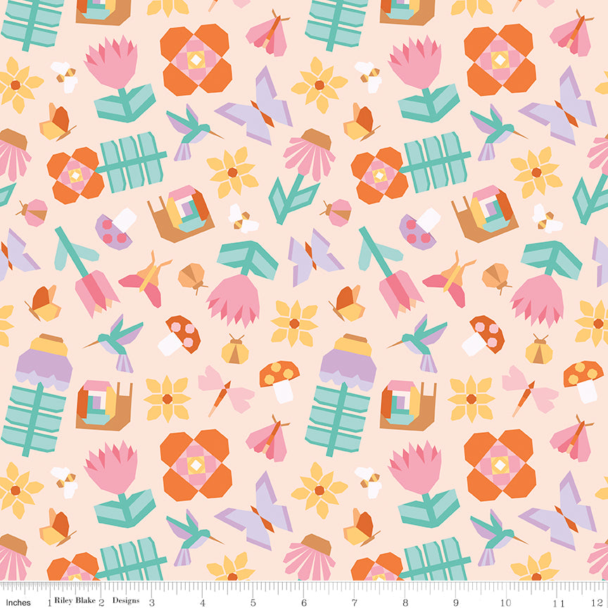Patchwork Main PEACH
