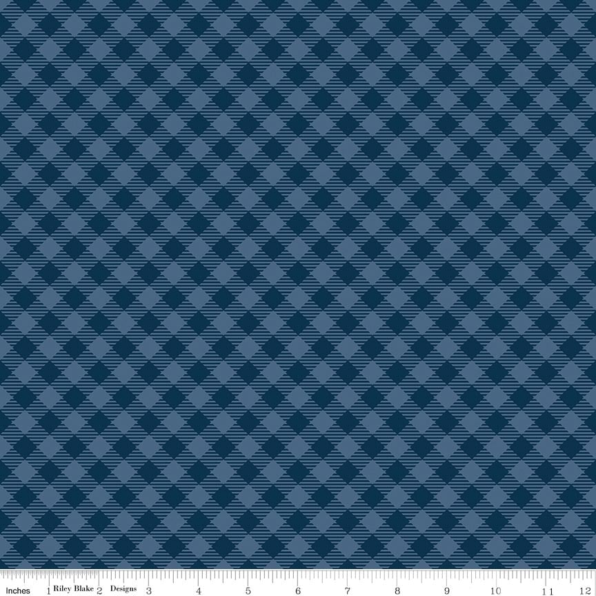 Denim & Daisy Gingham Oxford Blue