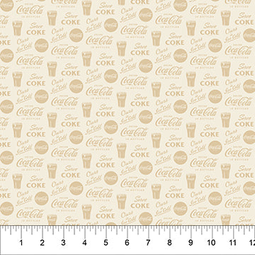 Coca-Cola ® Cream Tonal Coke Sayings