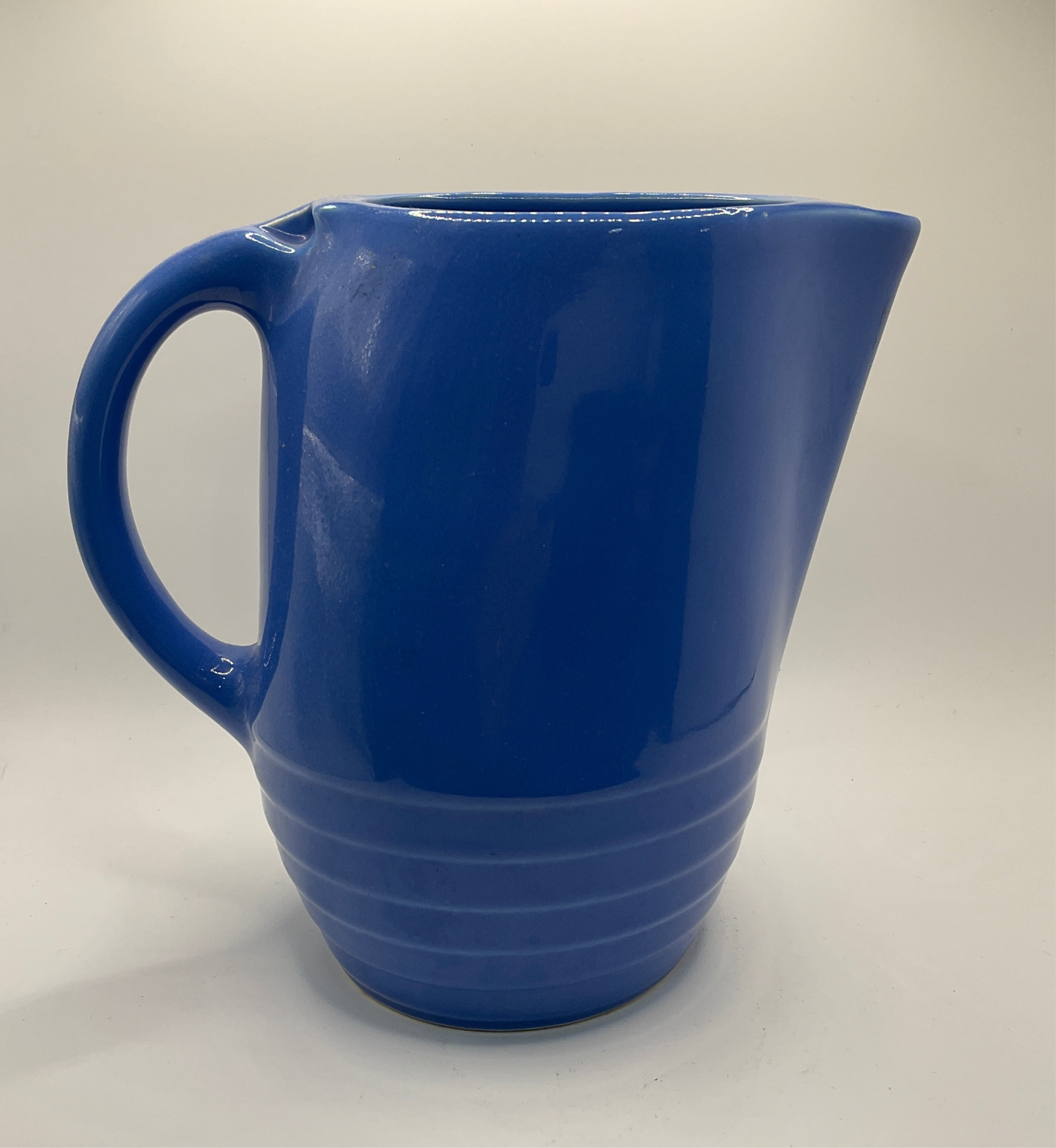 Vintage Blue Oxford Ware Pitcher