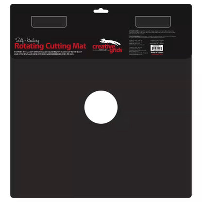 Creative Grids Self-Healing Rotating Rotary Cutting Mat 14in x 14in