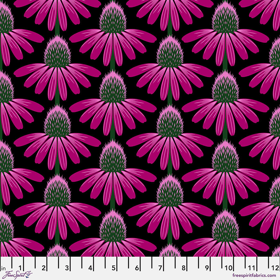 Echinacea - Ruby || Love Always, AM Cotton Lawn