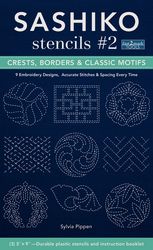 Sashiko Stencils, Crests, Borders and Classic Motifs