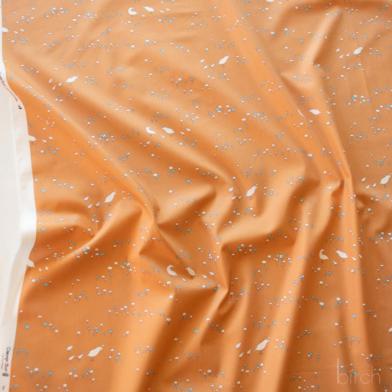 Quail Run Orange Poplin