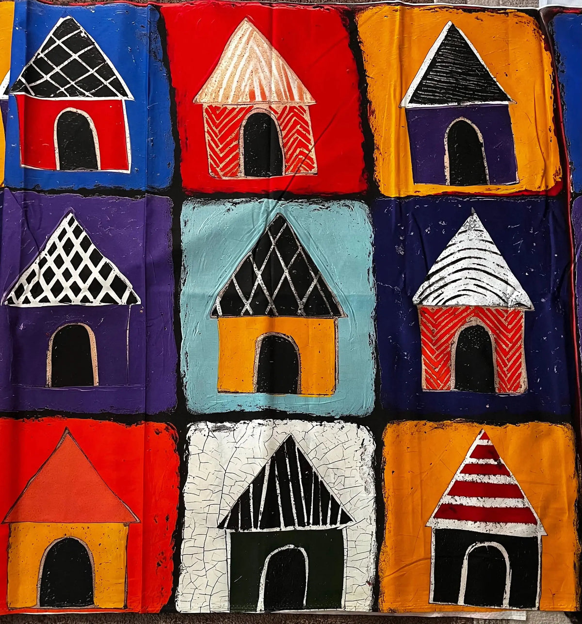 Colorful Homes (45" panel)