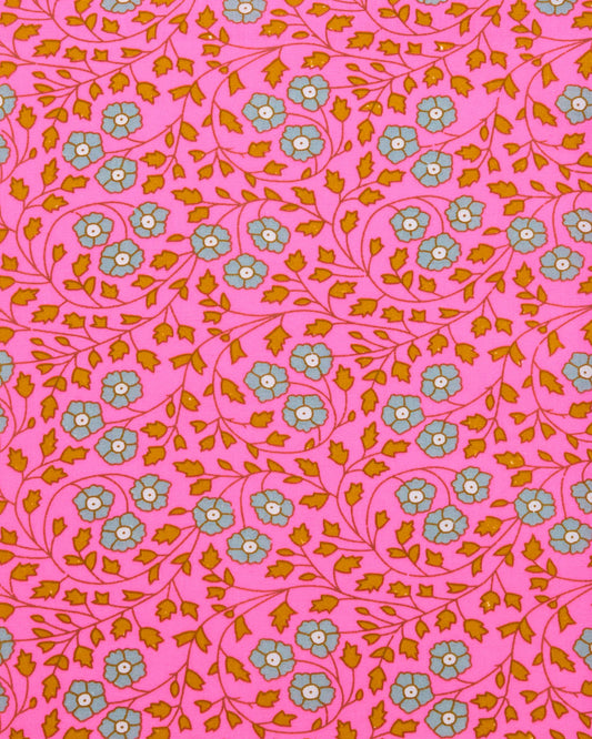 Aziza Pink Poplin Cotton